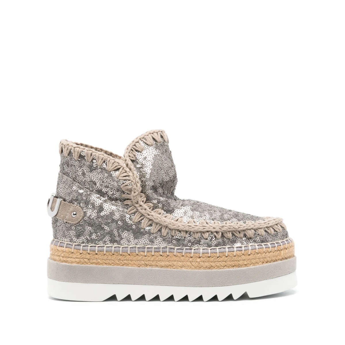 sequin ankle boots