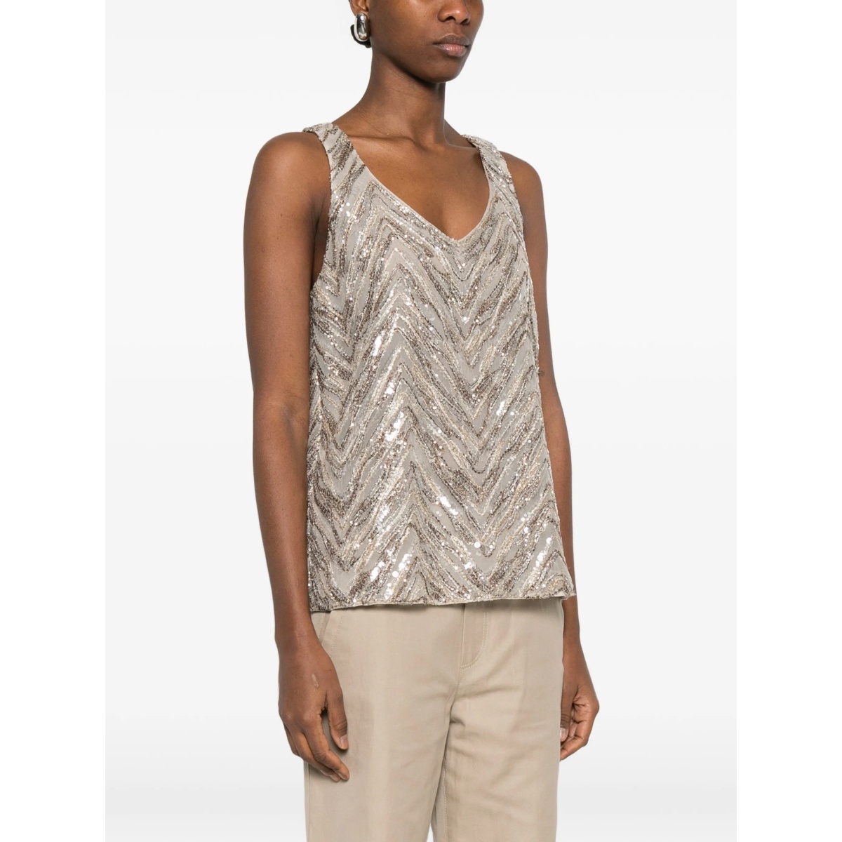 sequin chevron top - Img 3