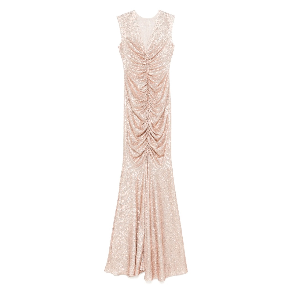 sequinned gown