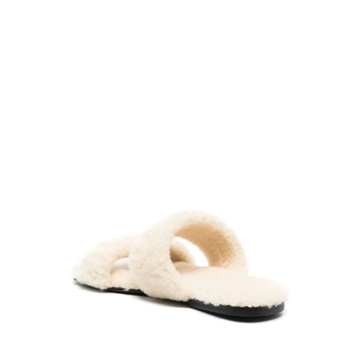 shearling flat slides - Img 3