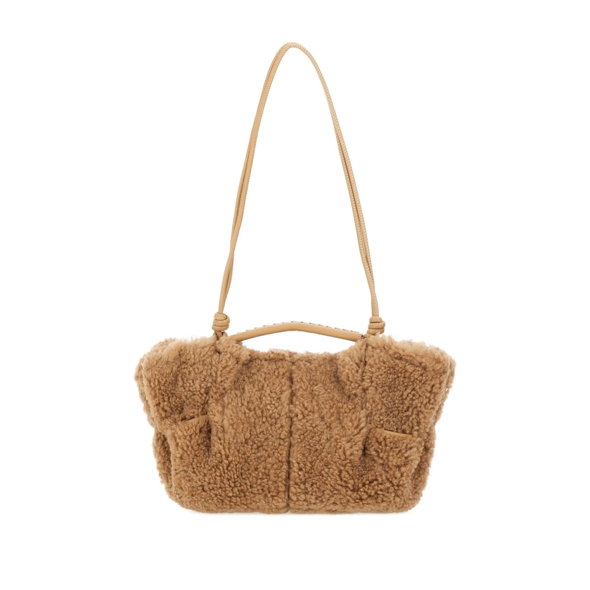 shearling shoulder bag - Img 2