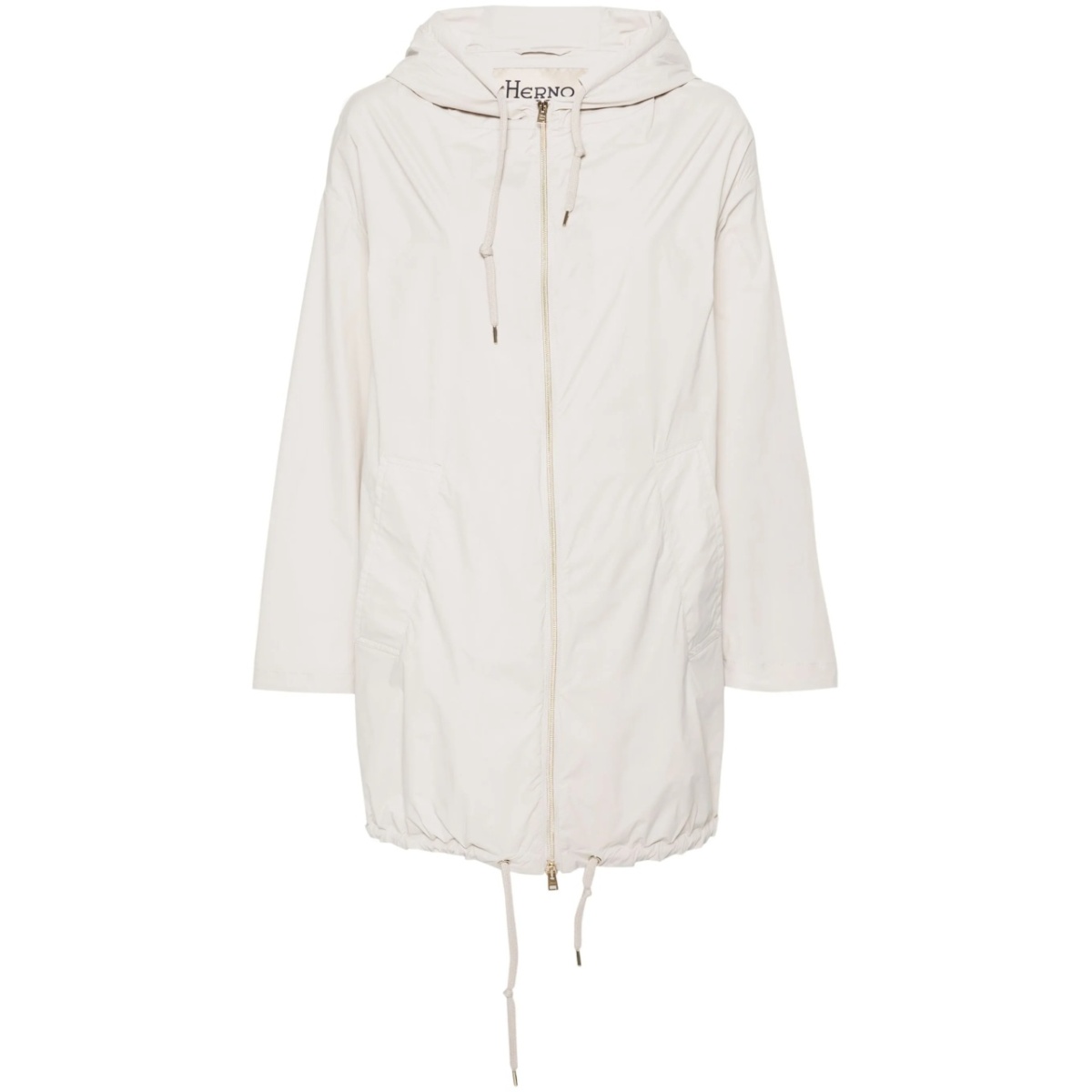 shell zipped raincoat