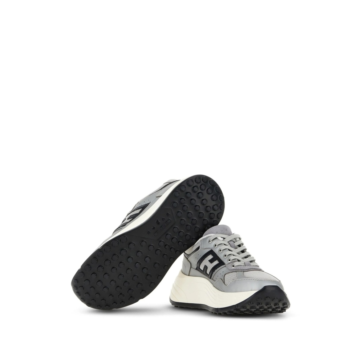 side logo patch platform sneakers - Img 4