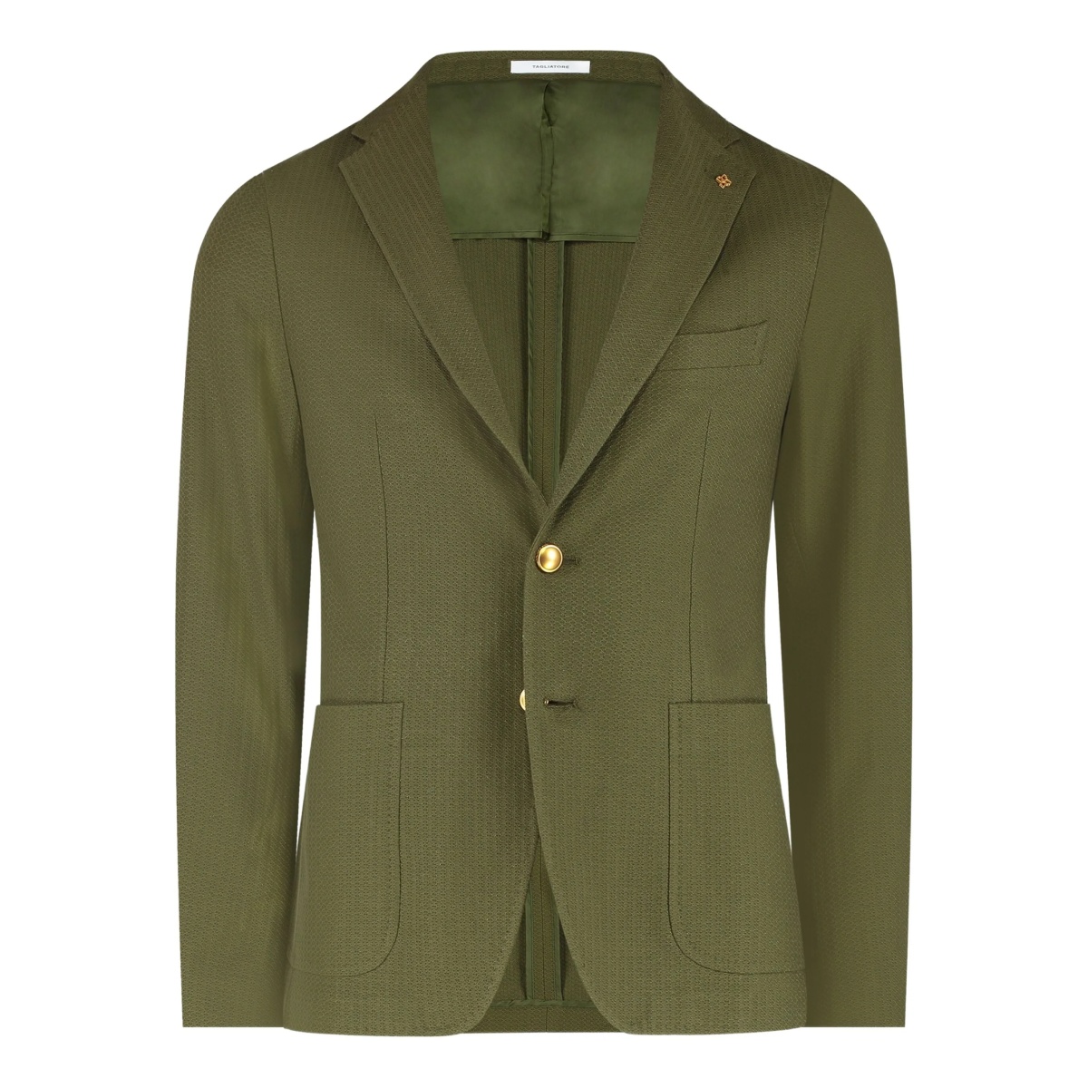 single-breasted textured blazer