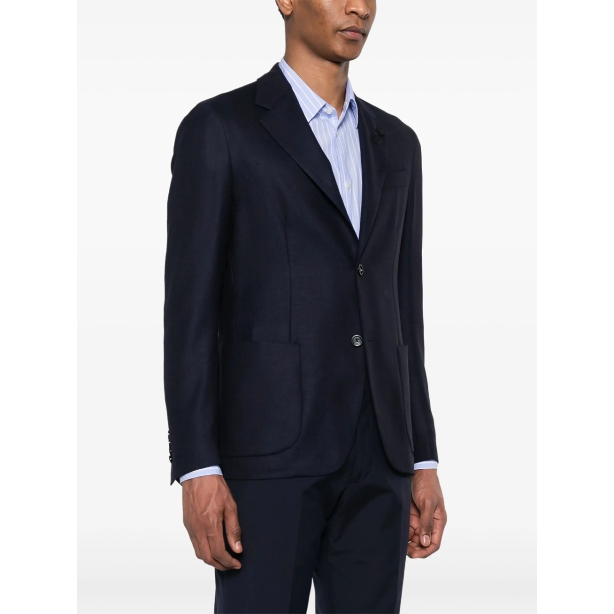 single-breasted wool blazer - Img 3