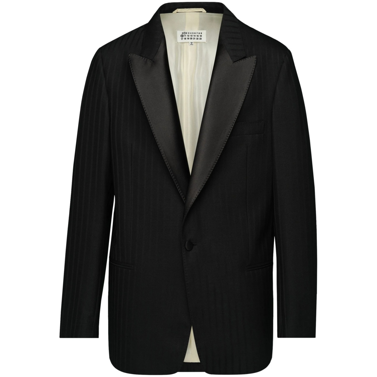 single-breasted wool blazer