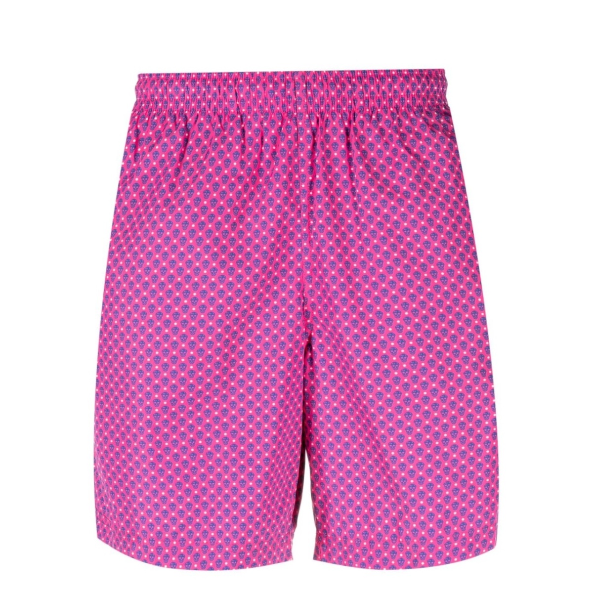 skull-print swim shorts