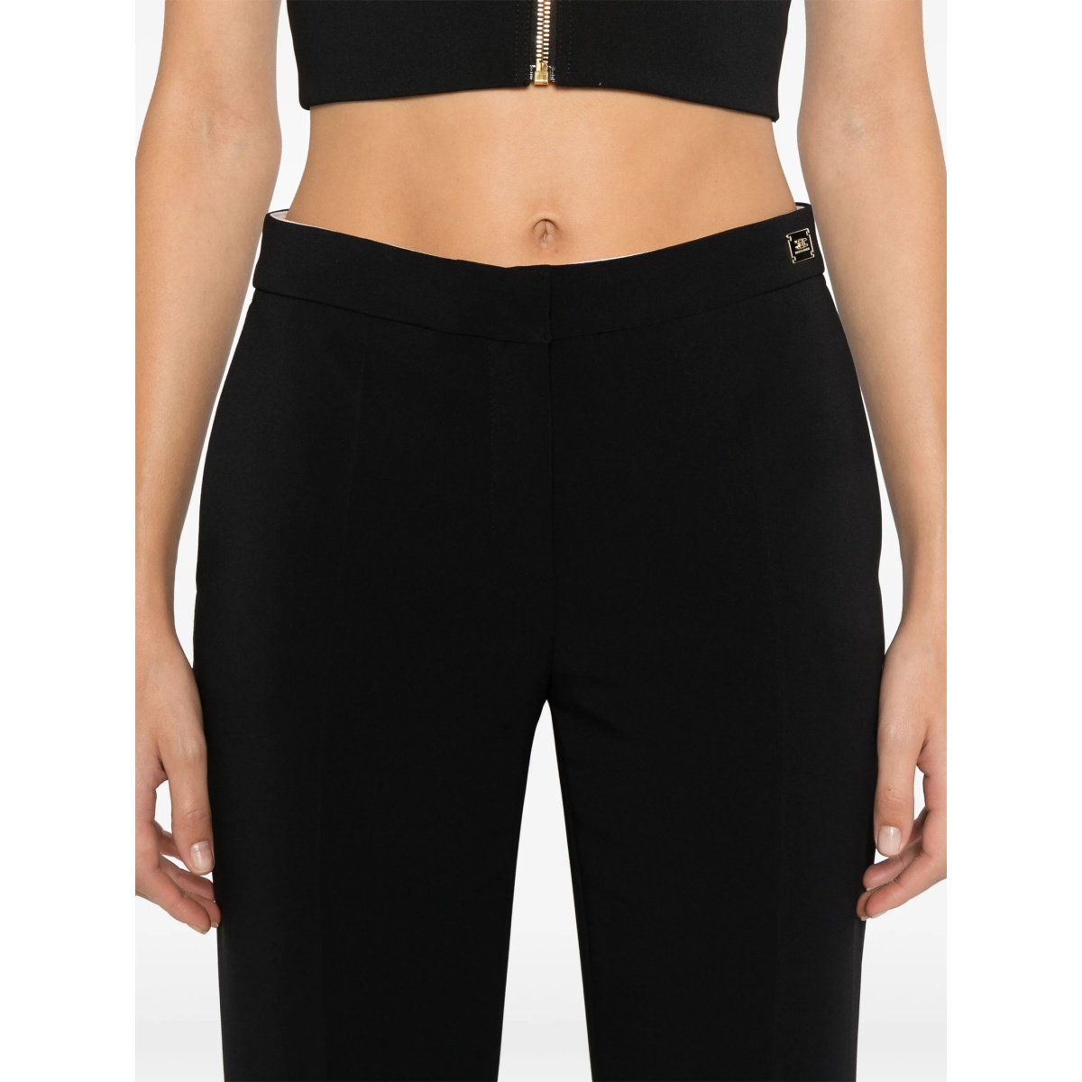 slits crepe trousers - Img 5