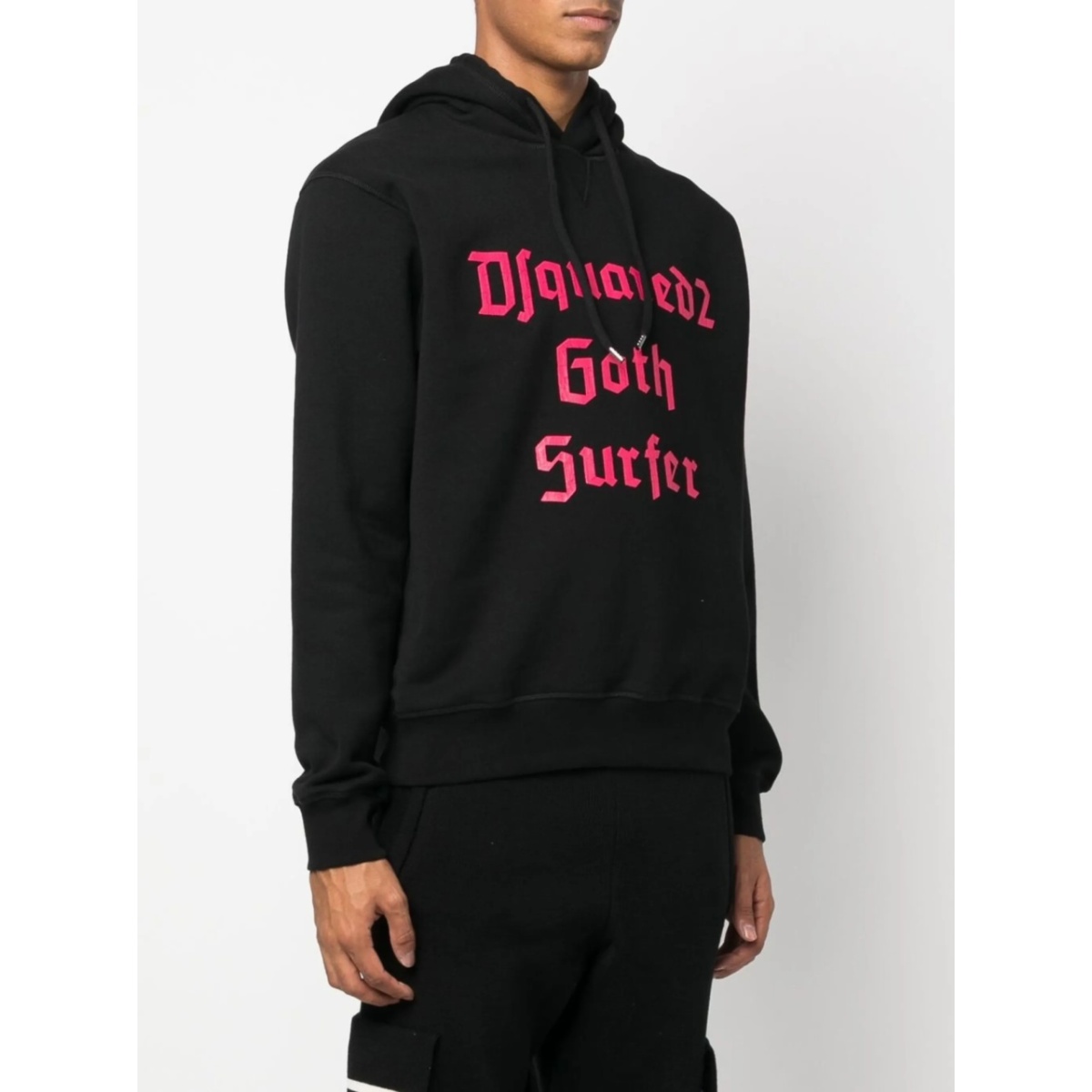 slogan-print hoodie - Img 3