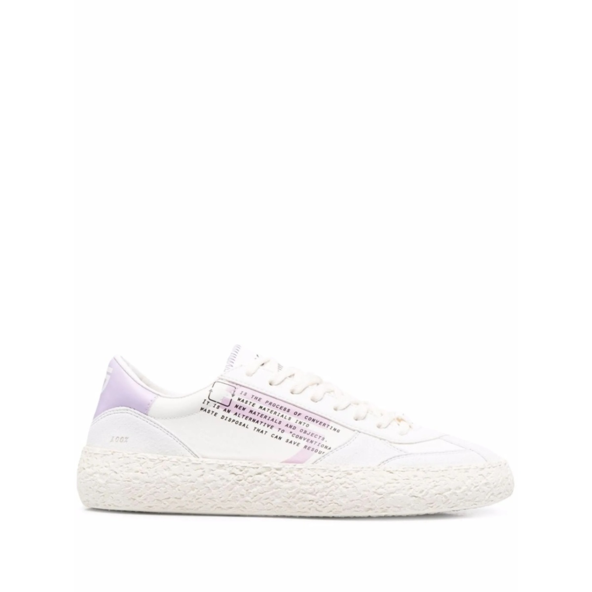 slogan-print low top sneakers