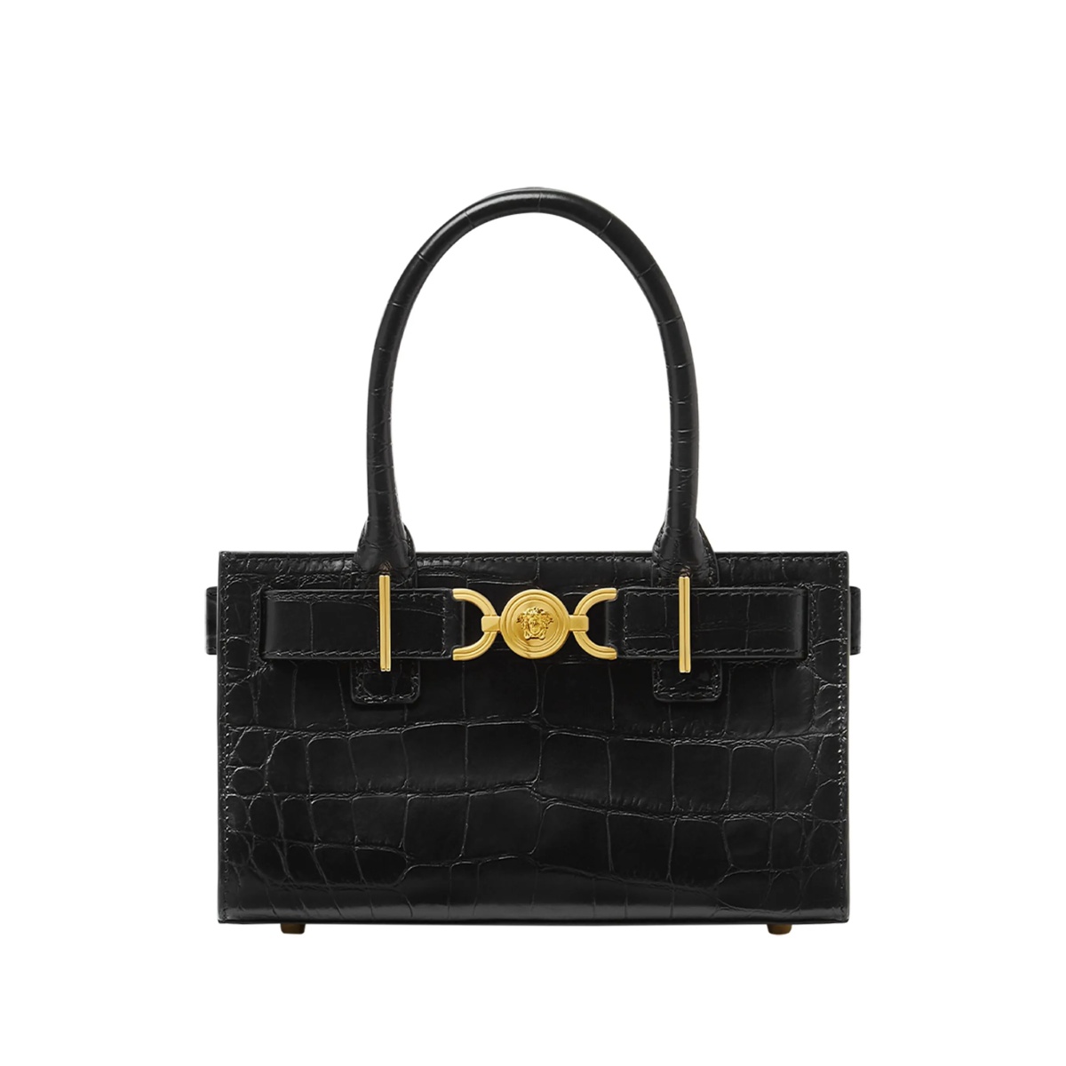 small Medusa '95 croc-effect tote bag