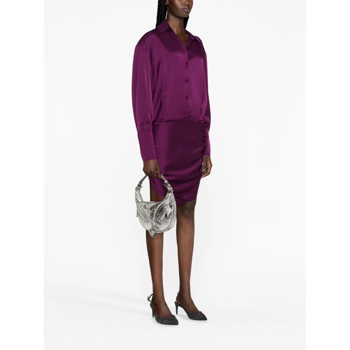 small Repeat metallic-effect shoulder bag - Img 2