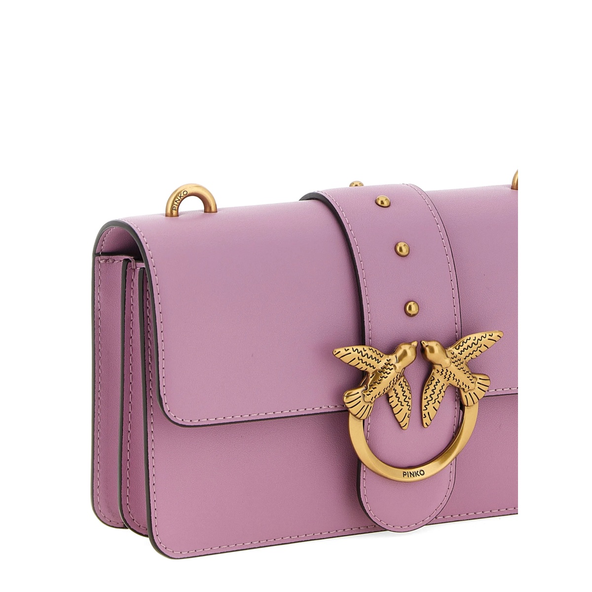small studs-embellishment leather cross body bag - Img 3