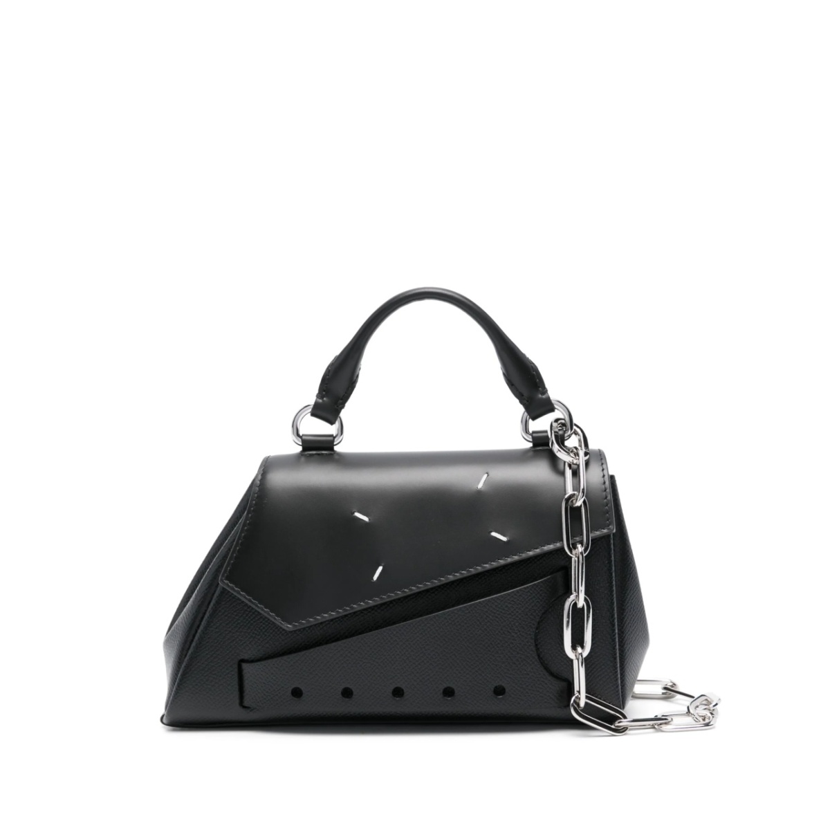 Snatched asymmetric mini bag