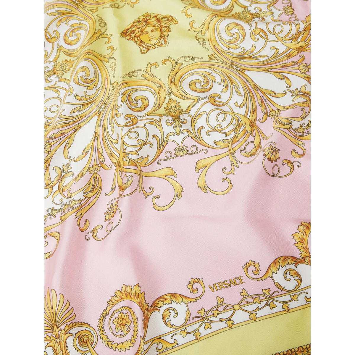 Spring Barocco printed silk scarf - Img 2