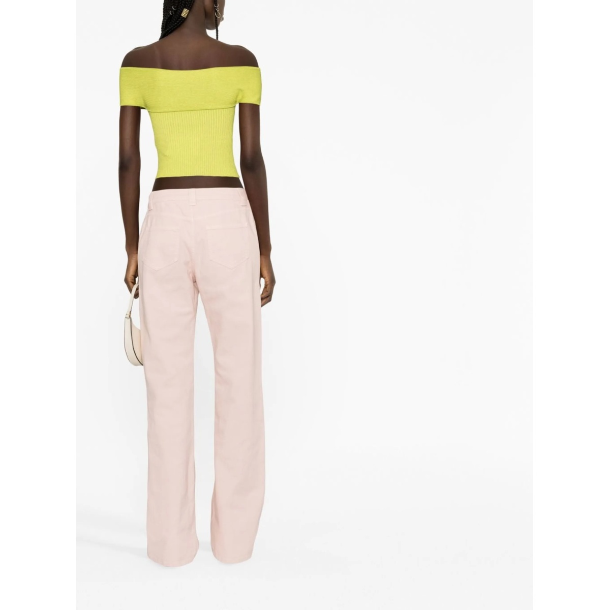straight-leg cotton trousers - Img 4