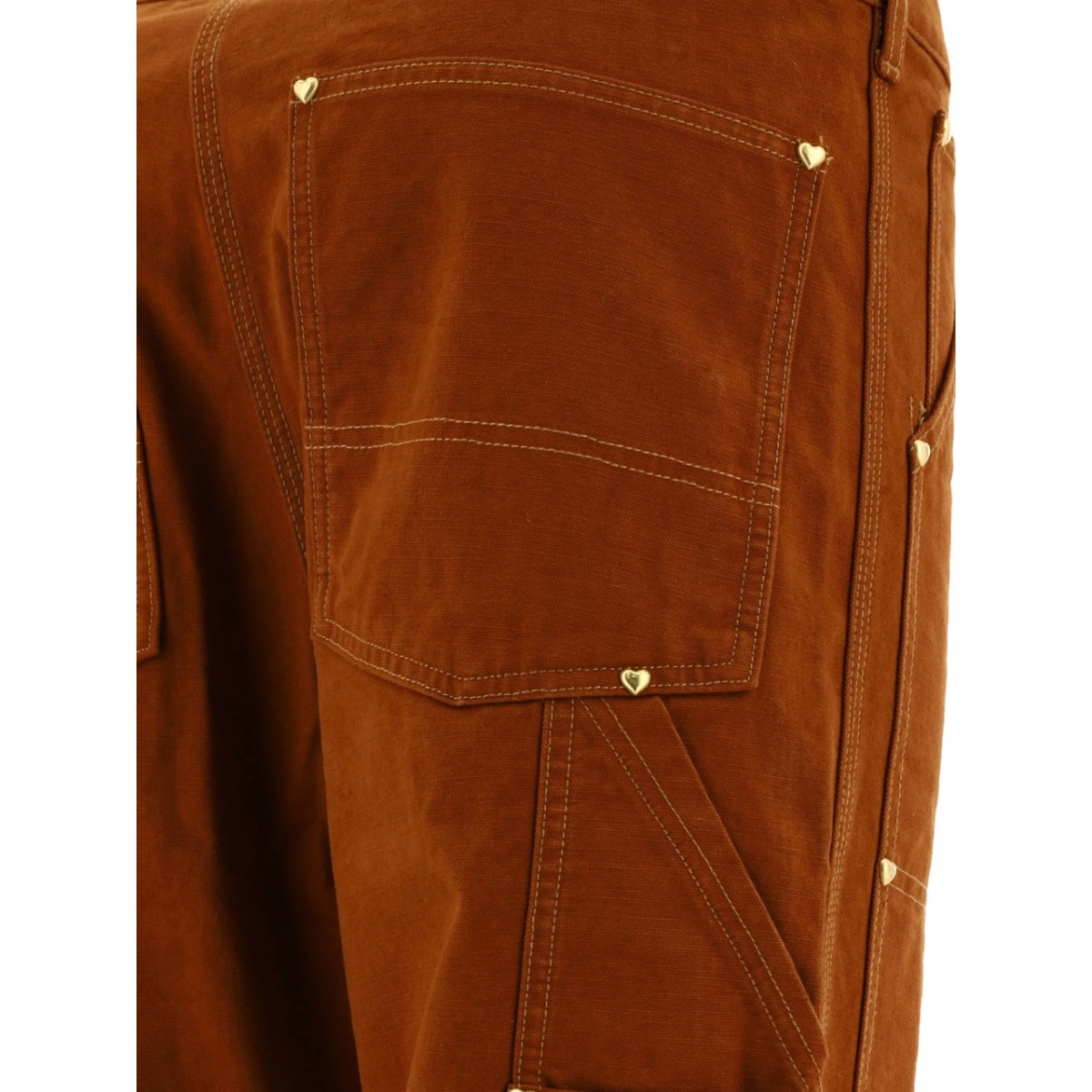 straight-leg gold-toned hardware trousers - Img 4