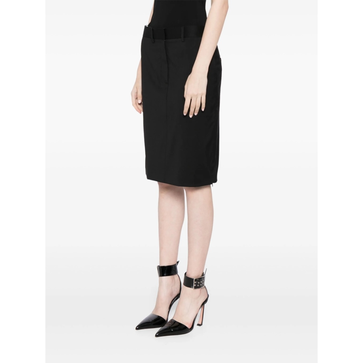 straight wool skirt - Img 3