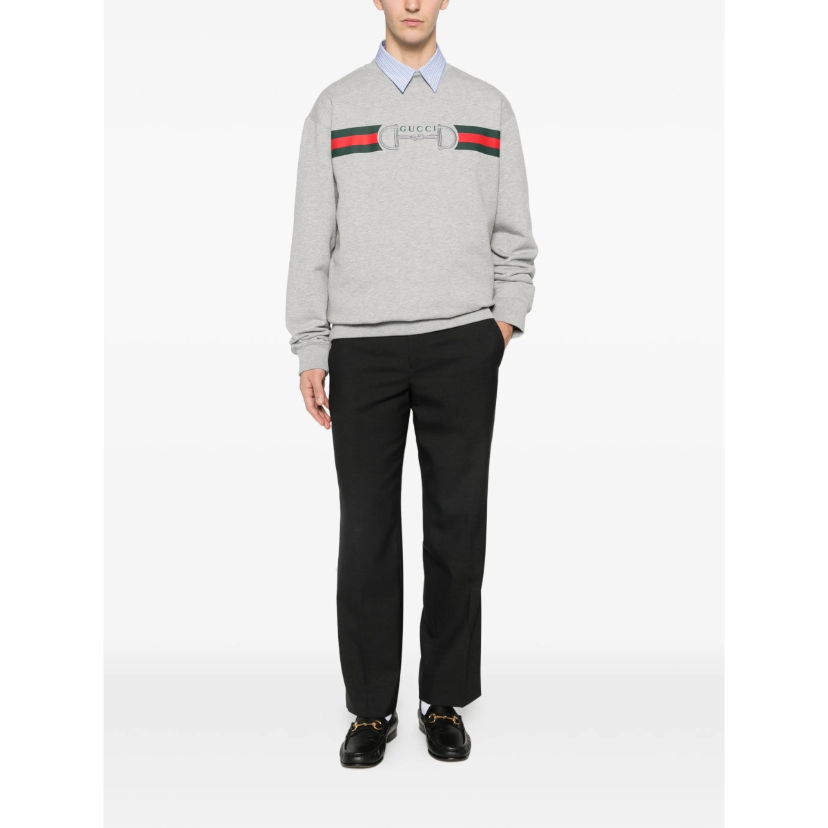 stripe logo sweatshirt - Img 2