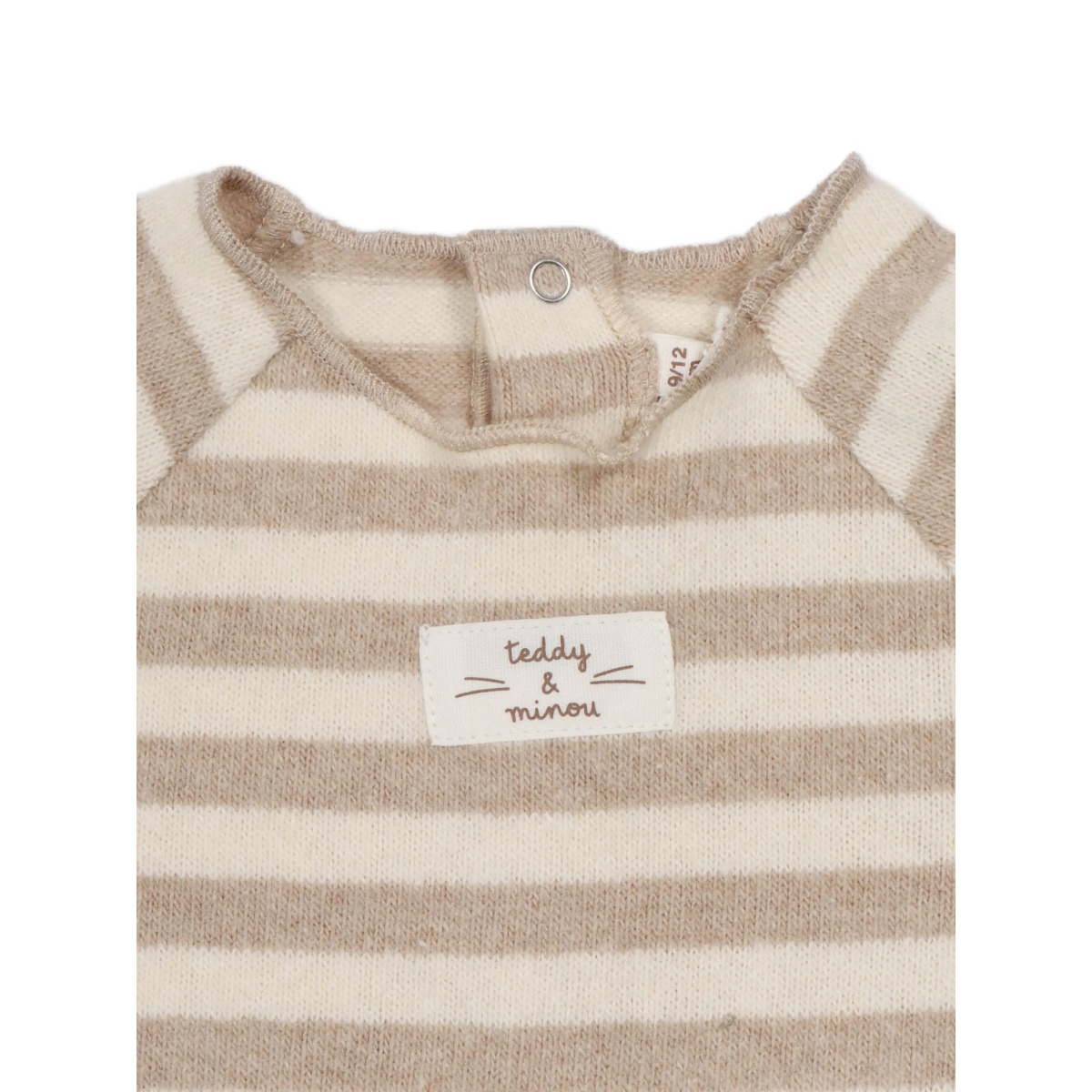 stripe long-sleeve dress - Img 3