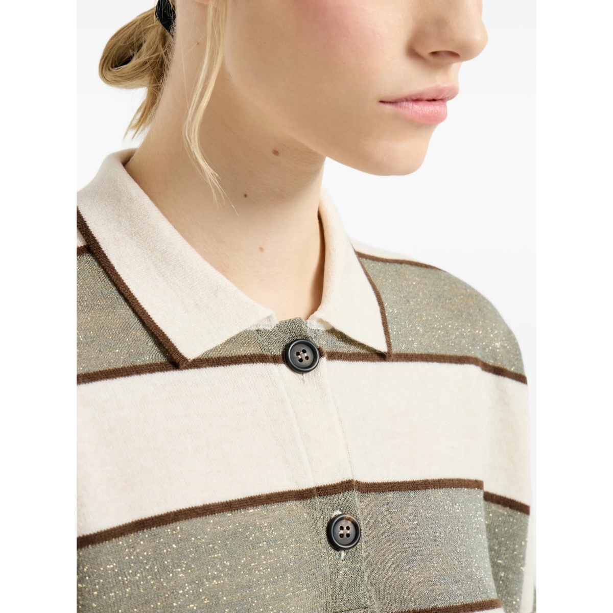 striped-pattern polo - Img 5