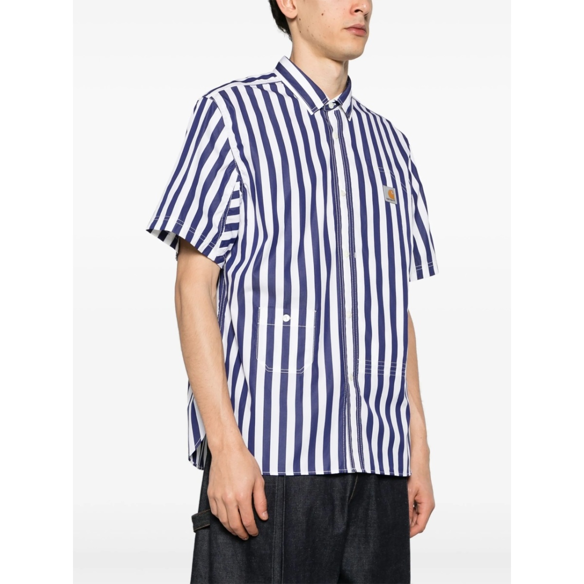 striped poplin shirt - Img 3