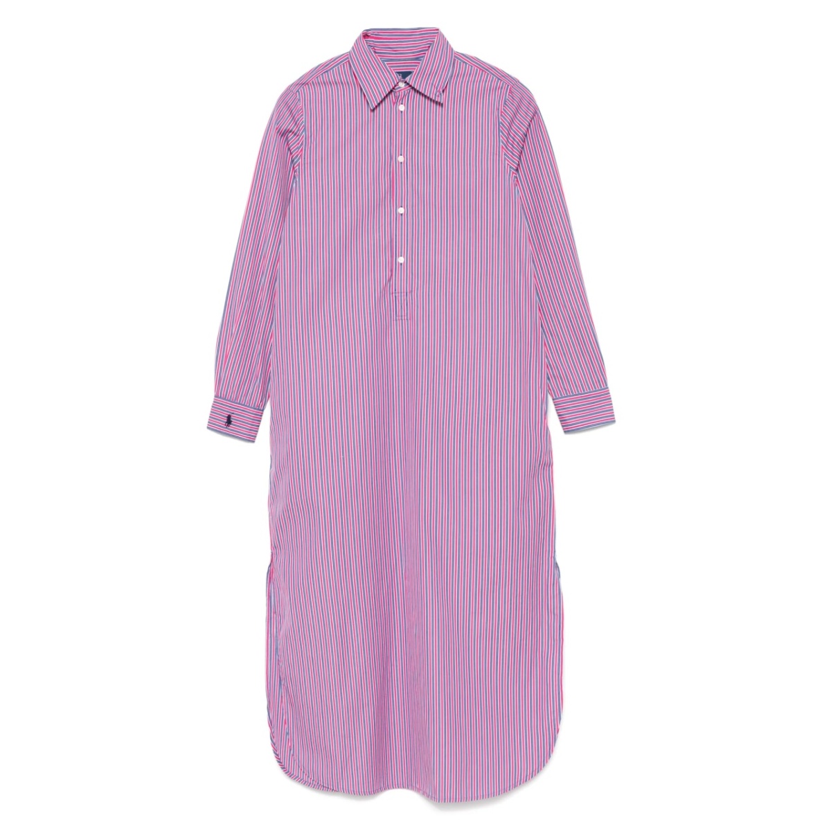 striped shirt dress