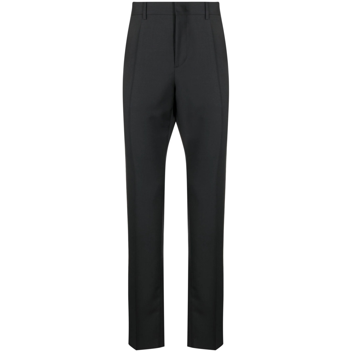 tailored straight-leg trousers