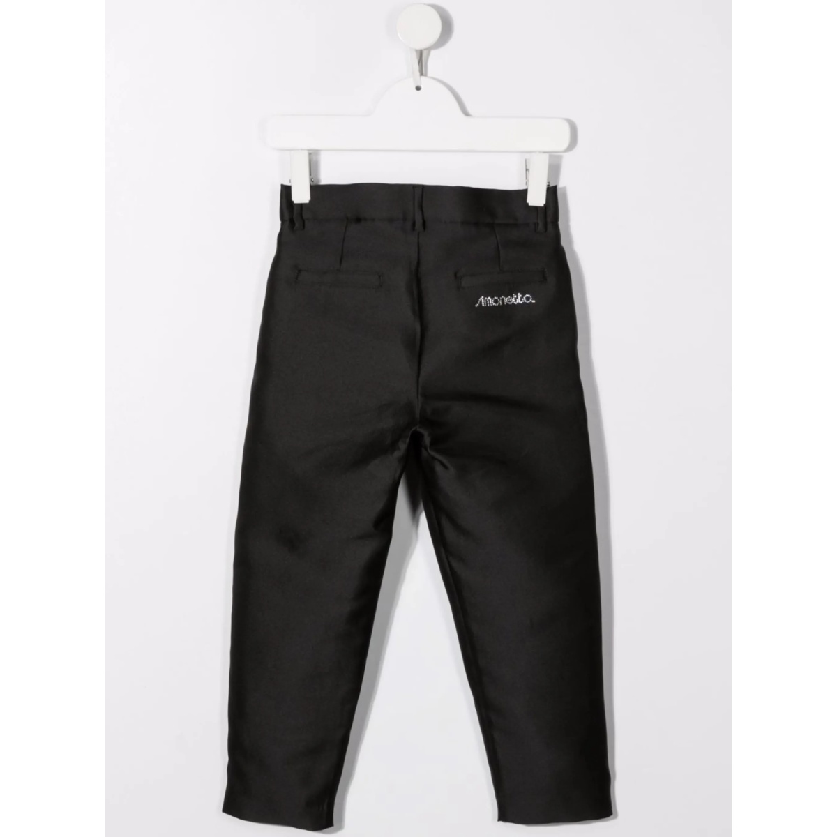 tapered-leg satin trousers - Img 2
