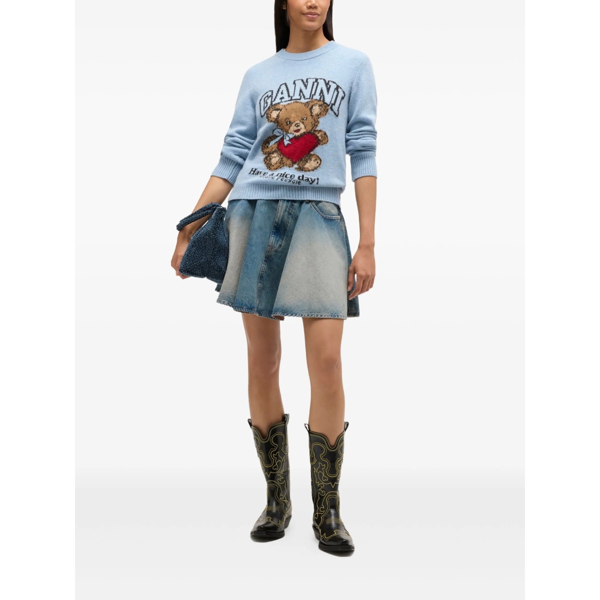 teddy graphic sweater - Img 2