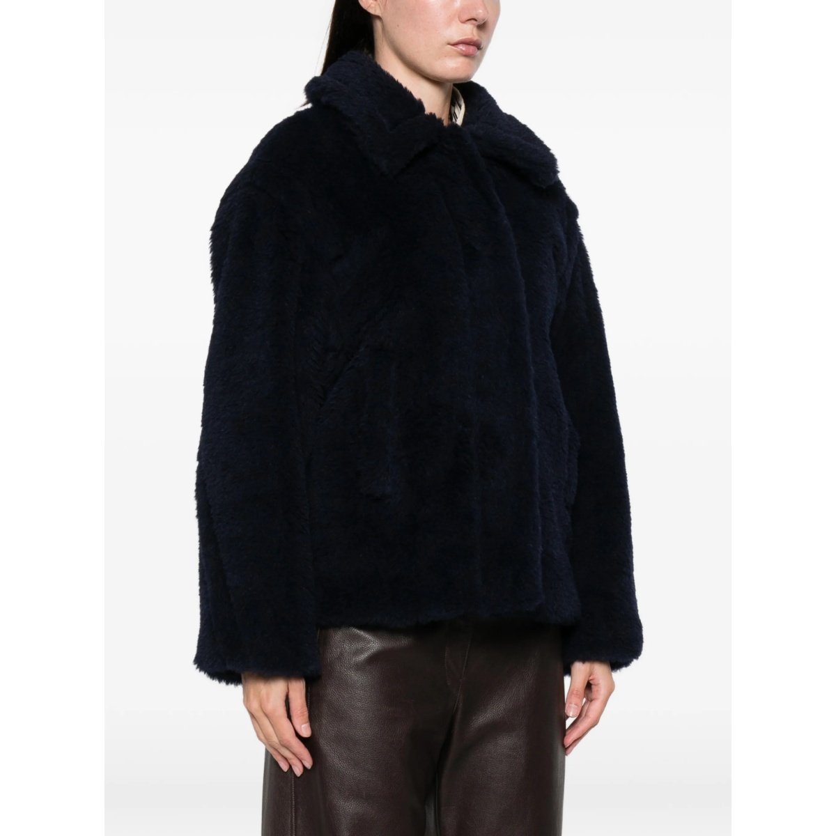 teddy-textured jacket - Img 3