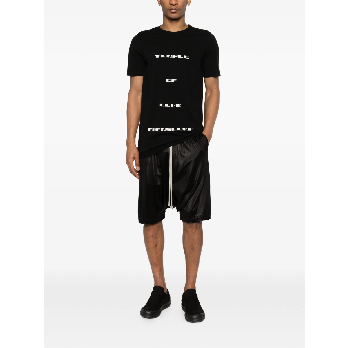 temple love graphic T-shirt - Img 2
