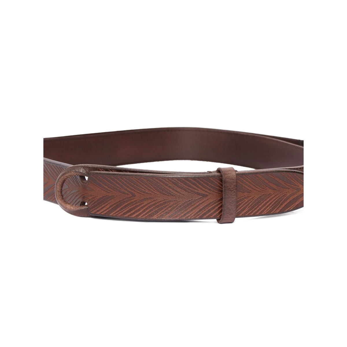 textured leather belt - Img 3