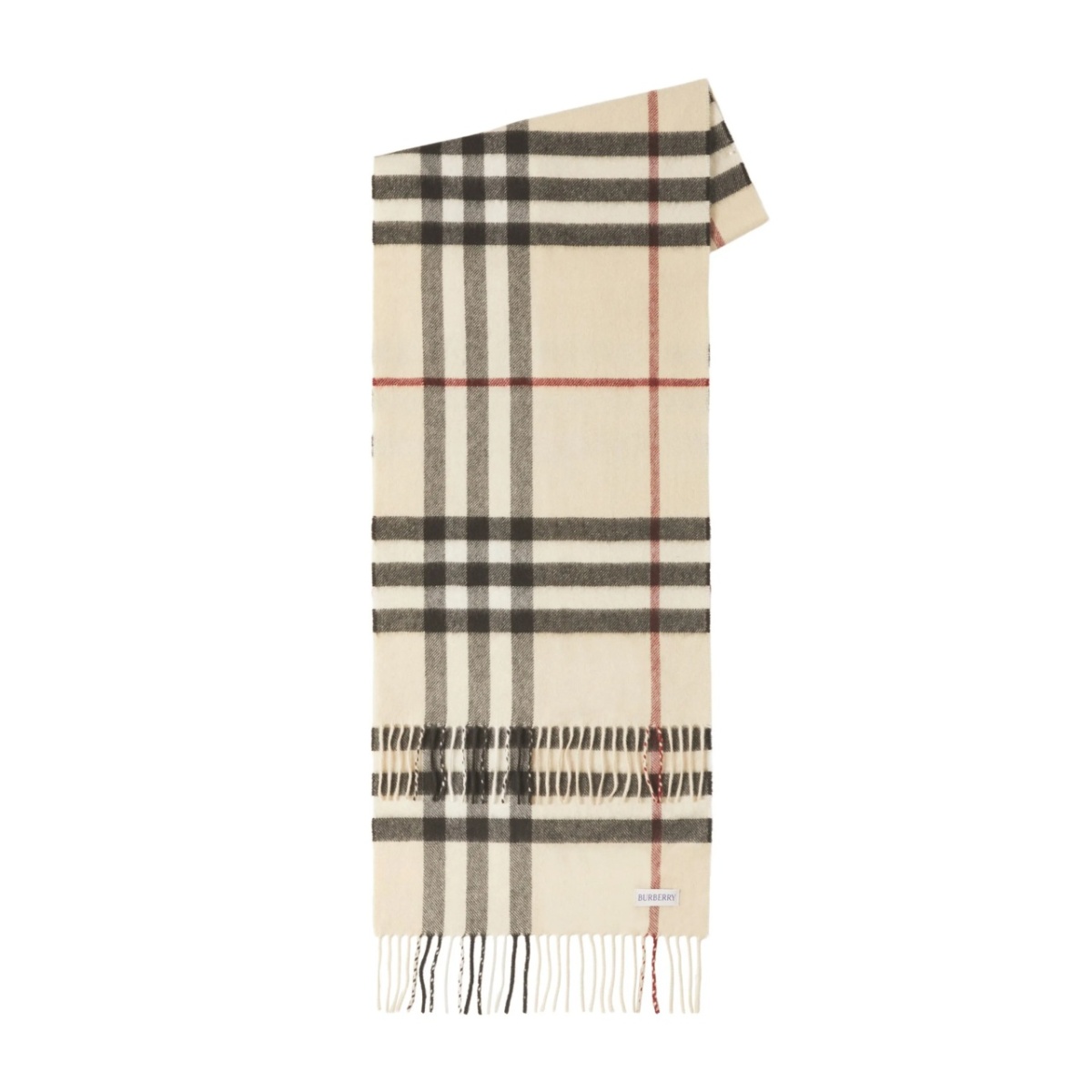 The Burberry Check cashmere scarf - Img 2