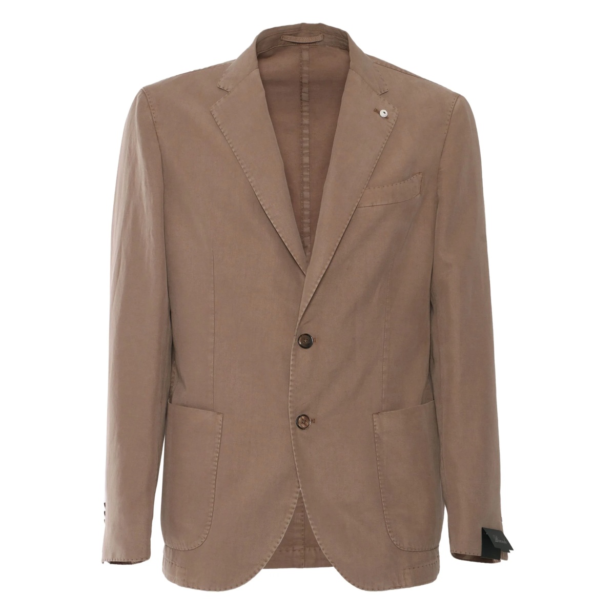 three-button patch-pocket jacket