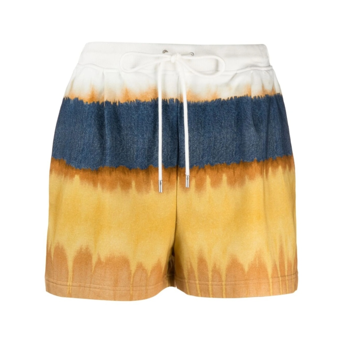 tie-dye track shorts