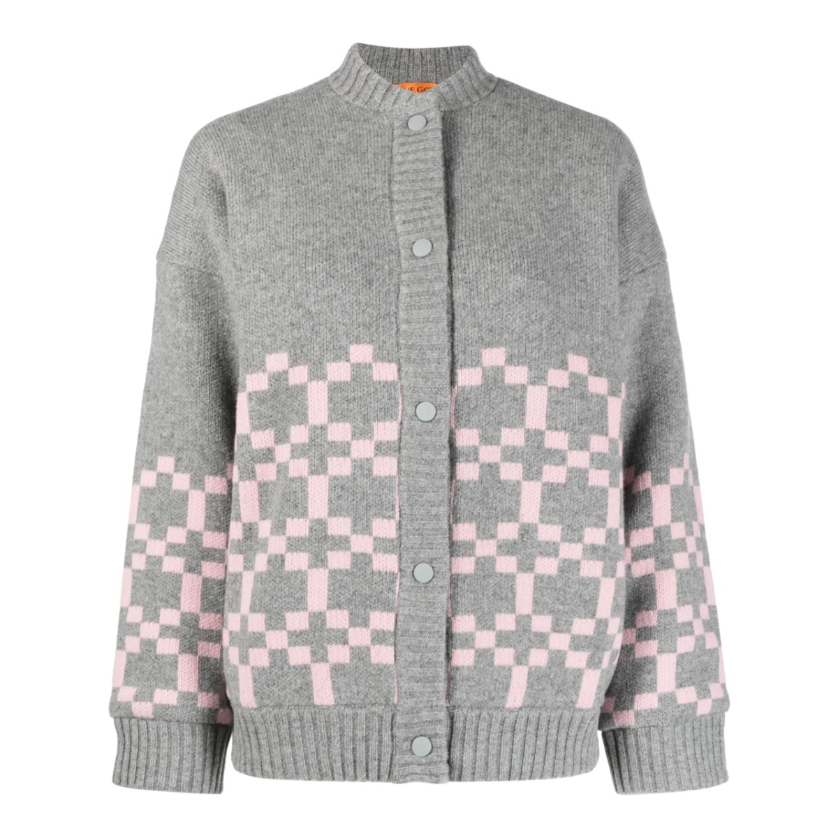 Tino geometric-pattern cardigan