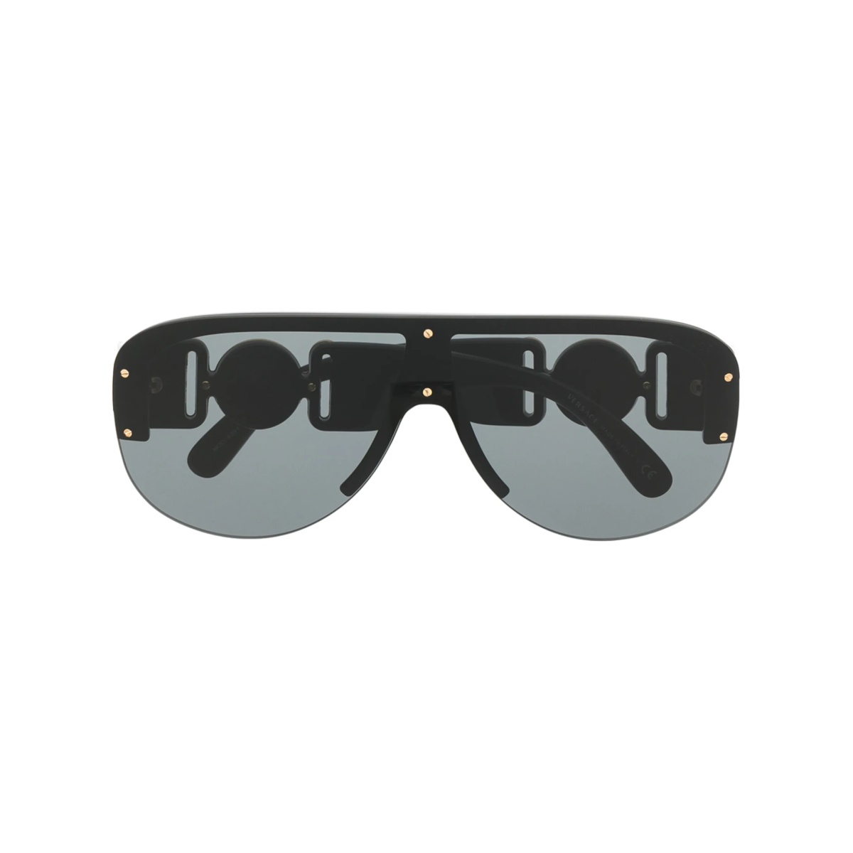 tinted pilot-frame sunglasses