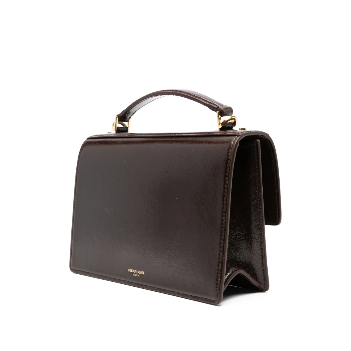 top-handle leather tote bag - Img 3