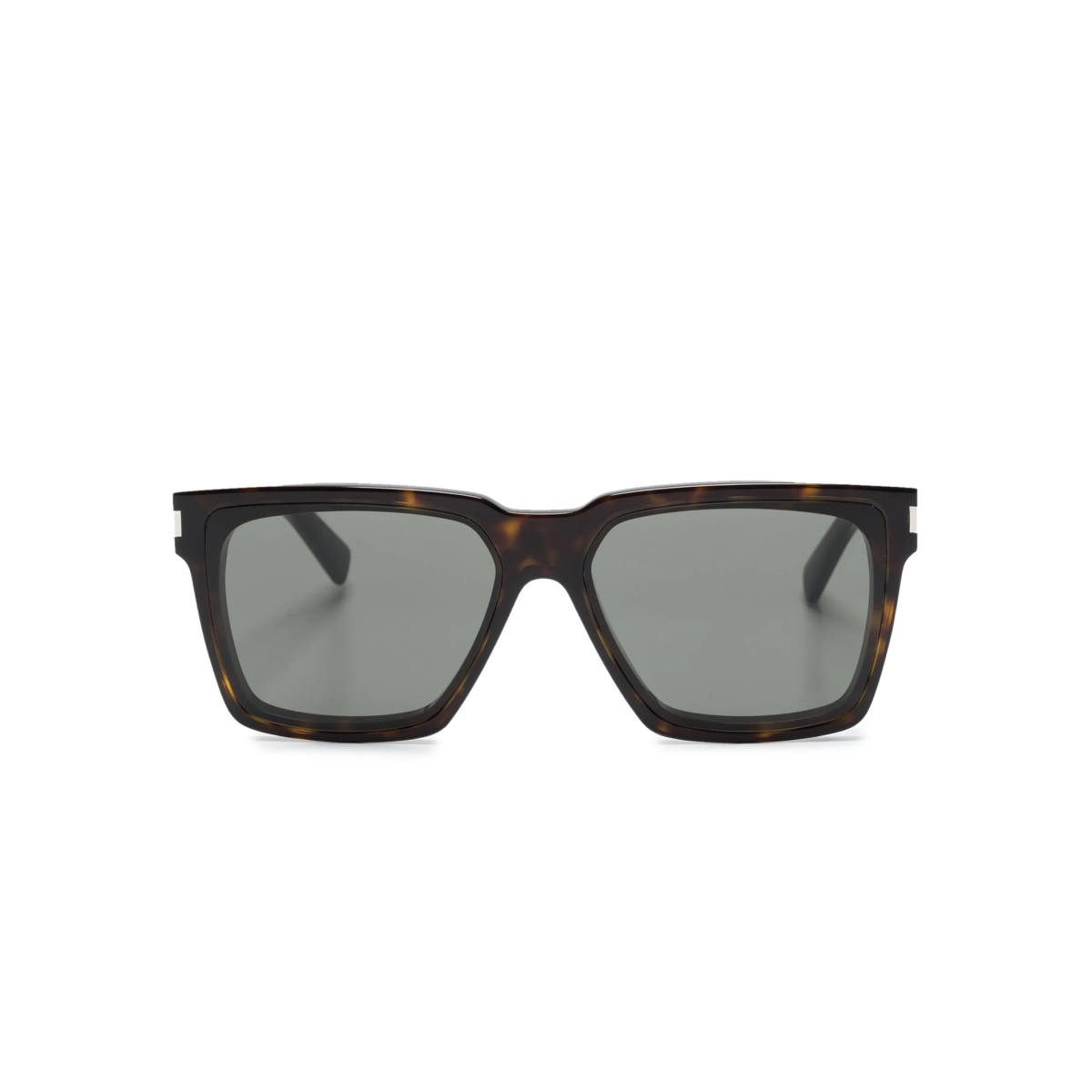tortoiseshell-effect square-frame sunglasses