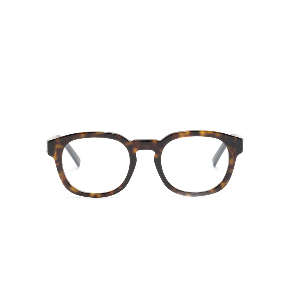 tortoiseshell round-frame glasses