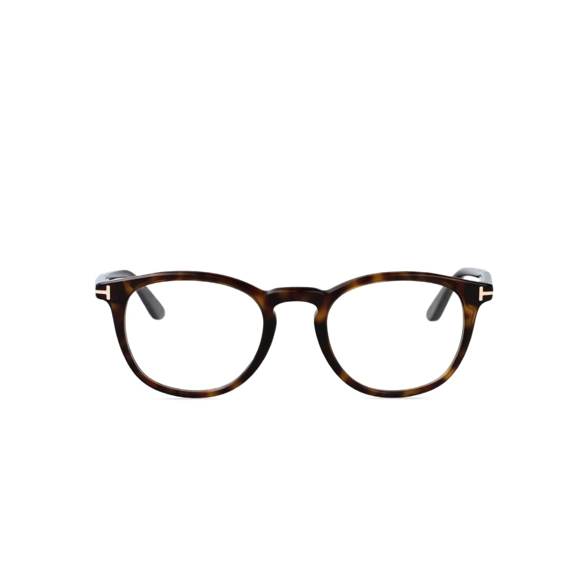 tortoiseshell round-frame sunglasses