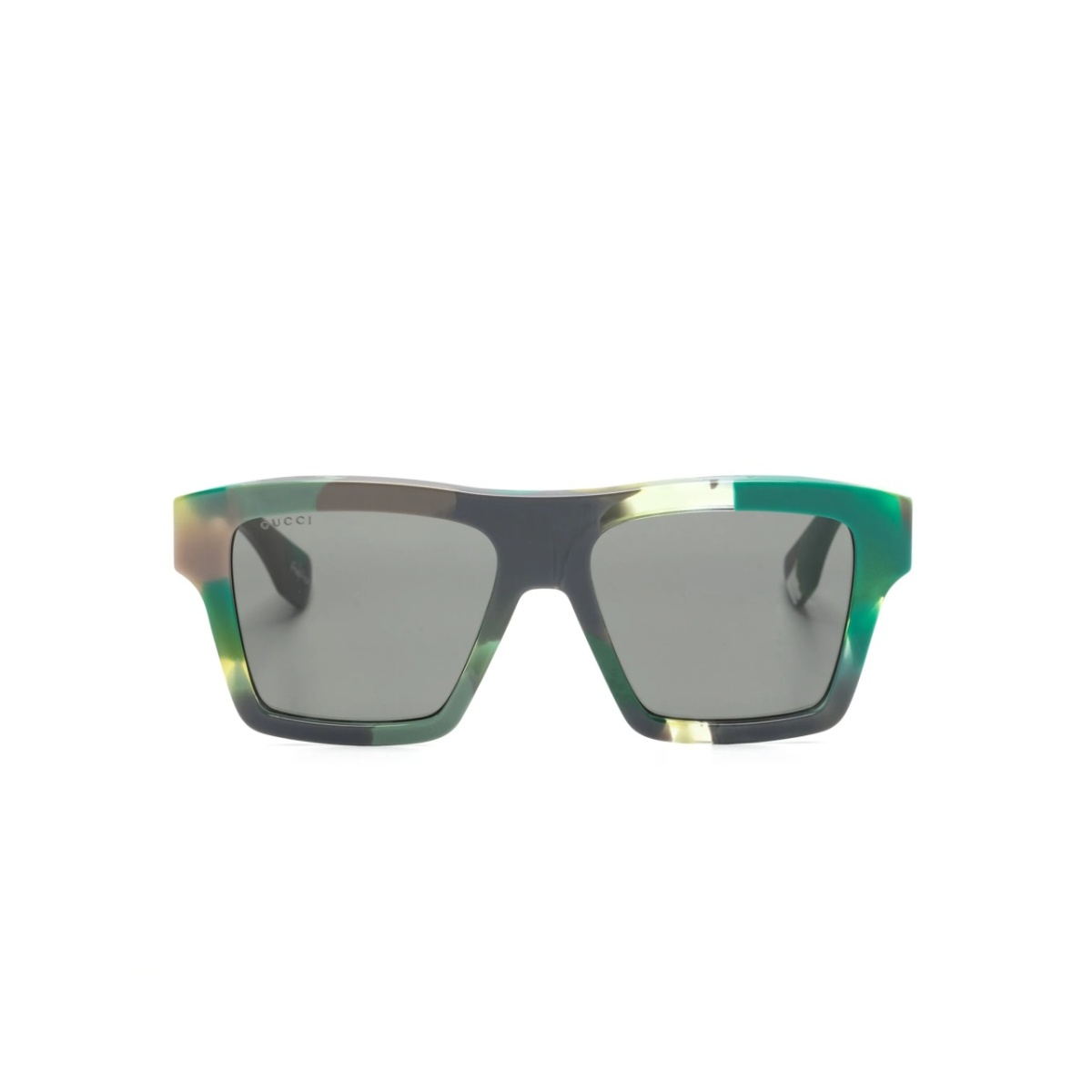 tortoiseshell square-frame sunglasses