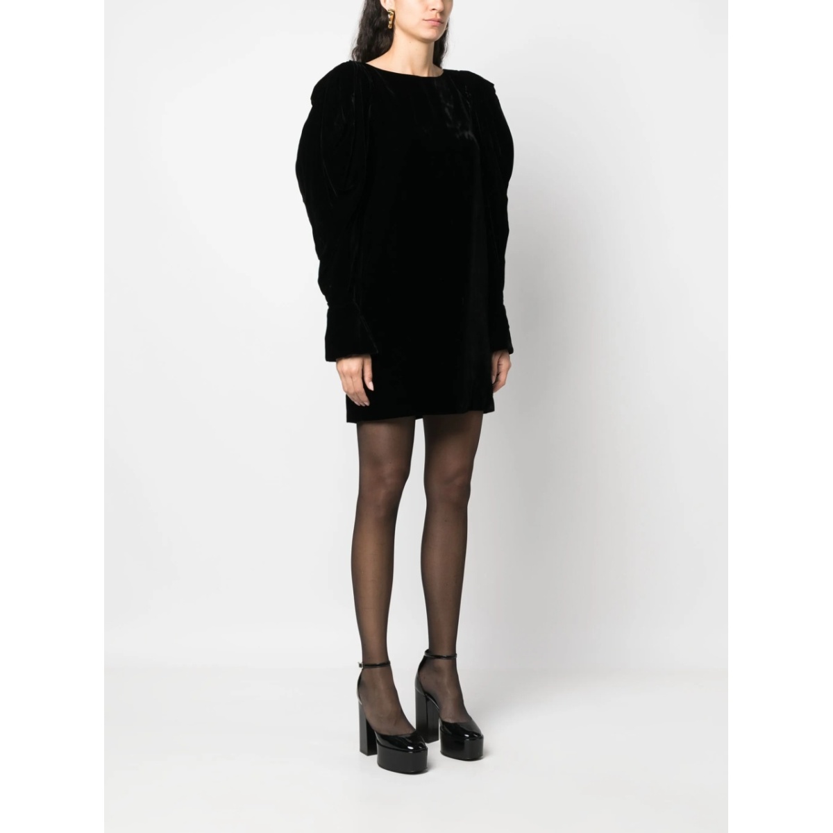velvet mini dress - Img 3