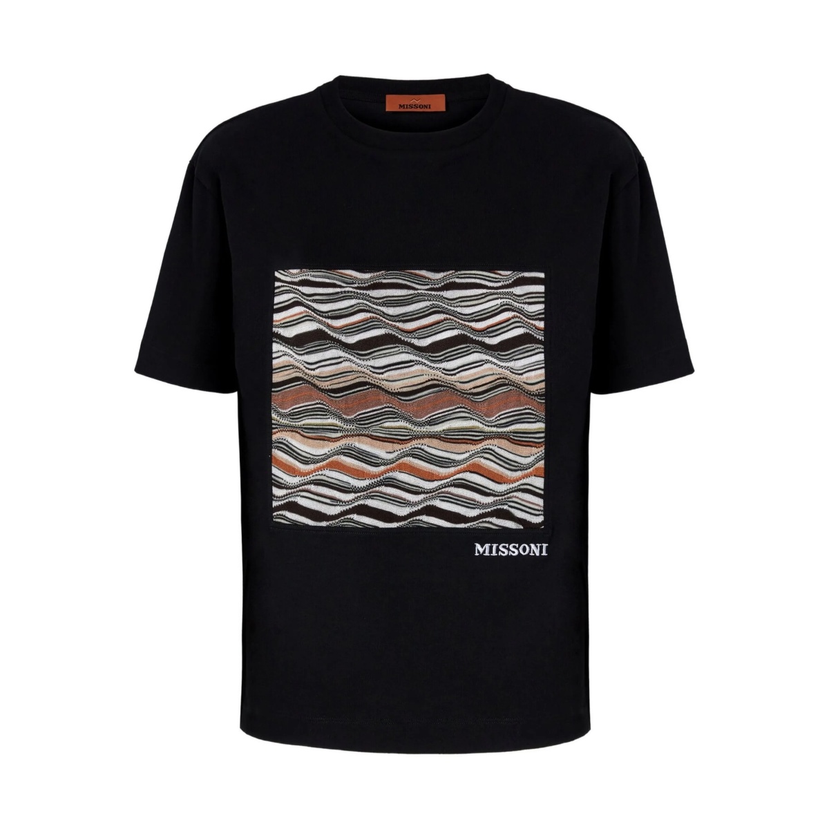 wave-pattern T-shirt