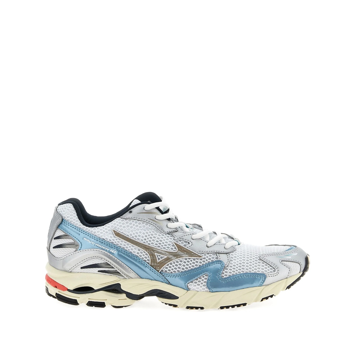Wave Ridder 10 mesh-panelled leather trainers