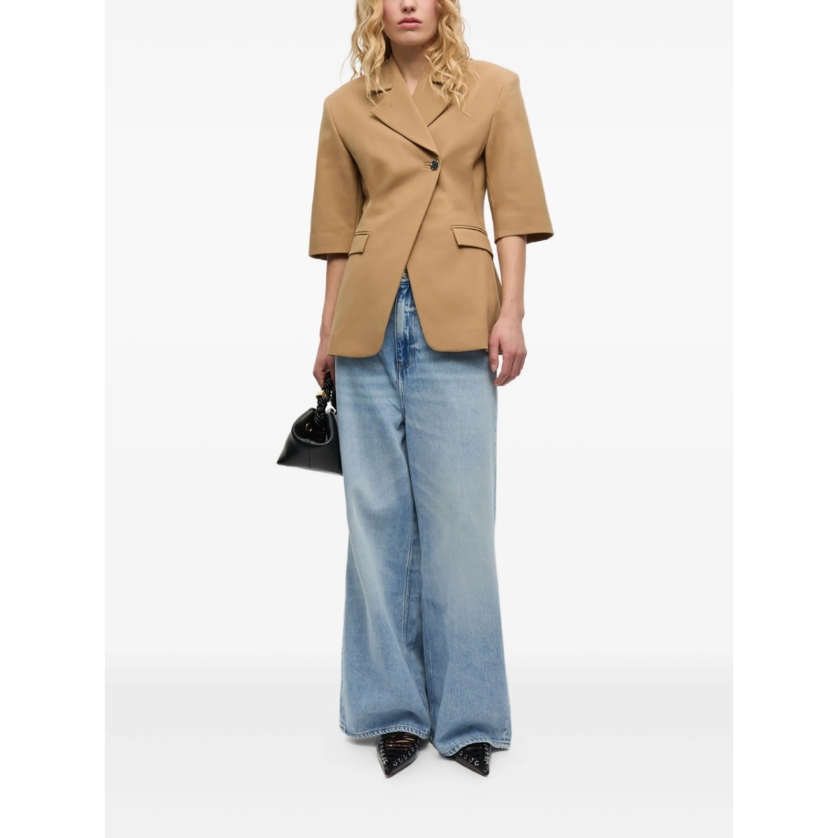 whiskering-effect jeans - Img 2