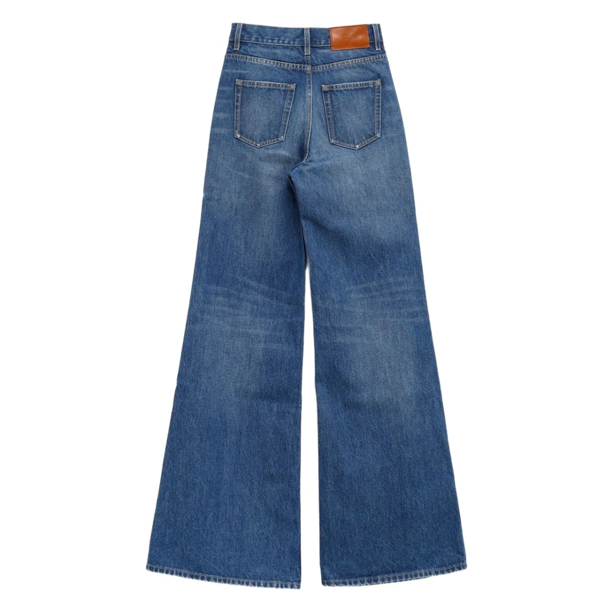 wide-leg denim jeans - Img 2
