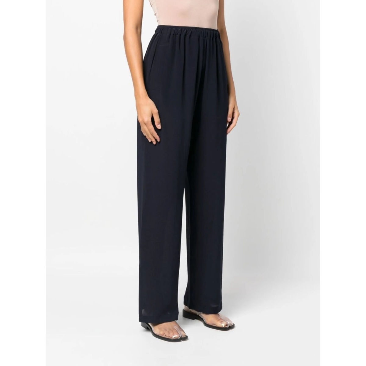 wide-leg high-waisted trousers - Img 3