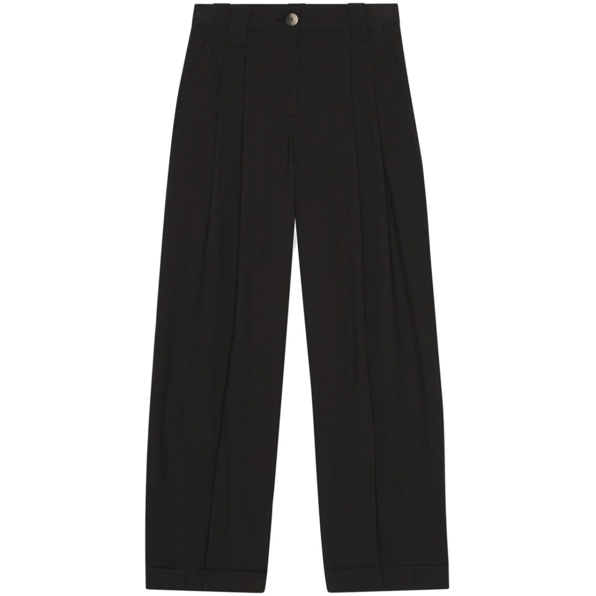 wide-leg tailores trousers